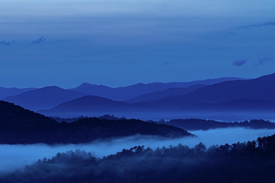 Blue Blue Ridge Mountains 2 Photograph by Kelly Kennon
