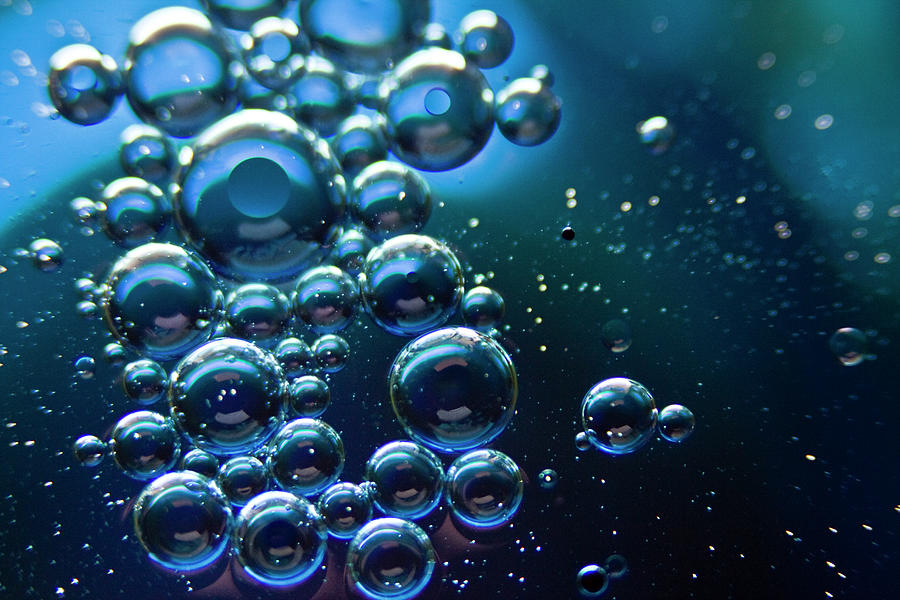 Blue Bubbles Photograph by Kyle Seys - Fine Art America