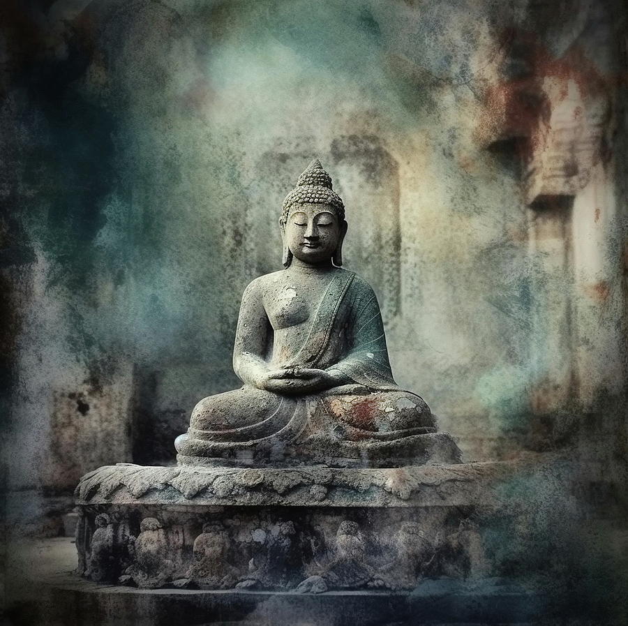 Blue Buddha Photograph by Andrea Kollo