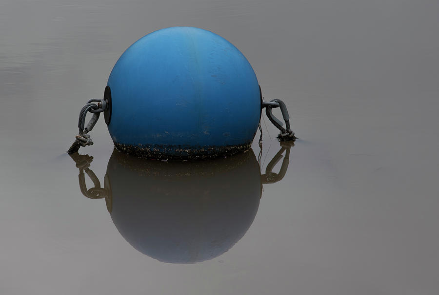 Blue Buoy Photograph by Stuart Allen