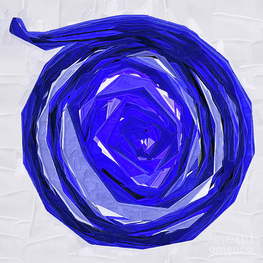 Blue Circle Digital Art by Kirt Tisdale