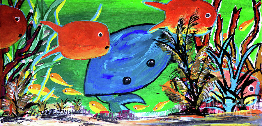 Blue Crab Painting by James and Donna Daugherty Blue Crab Painting by James and Donna Daugherty