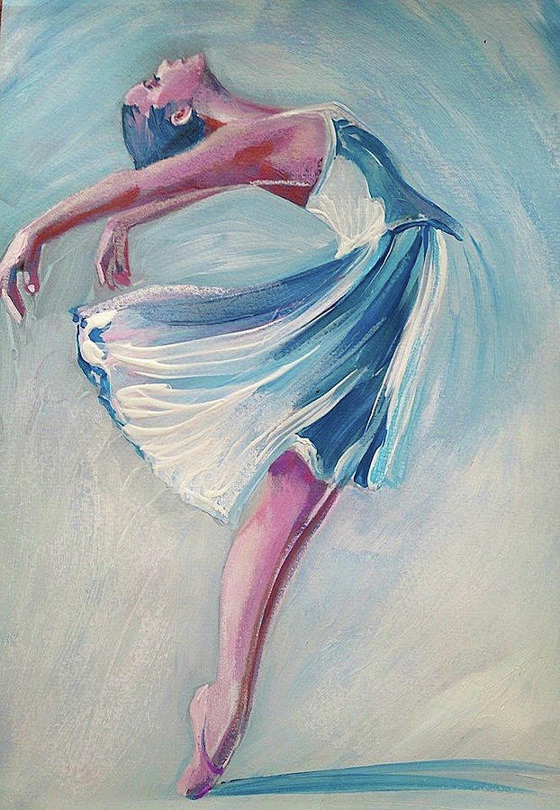 Blue dancer Painting by Jane Speight - Fine Art America