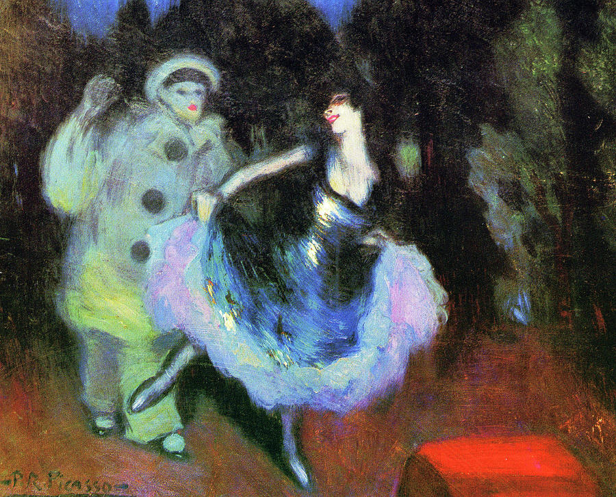 Blue Dancer Painting