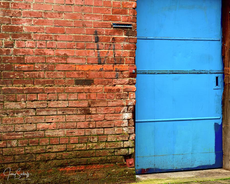 Blue Door Photograph by Jerry Sodorff