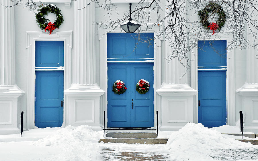 Blue Doors Photograph by Monika Salvan