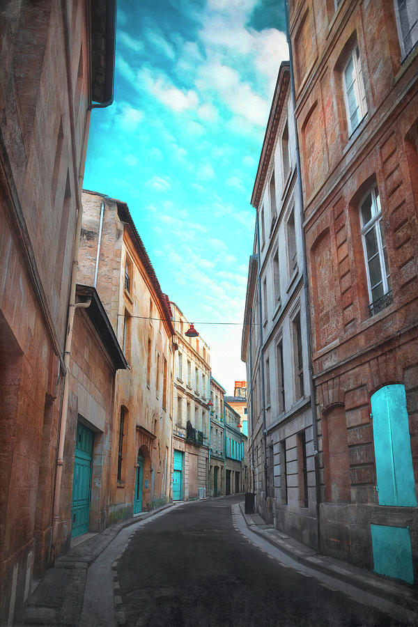Blue Doors of Bordeaux France  Photograph by Carol Japp