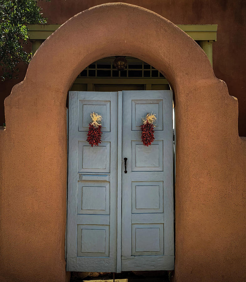Blue Doors of New Mexico Photograph by Rebecca Herranen