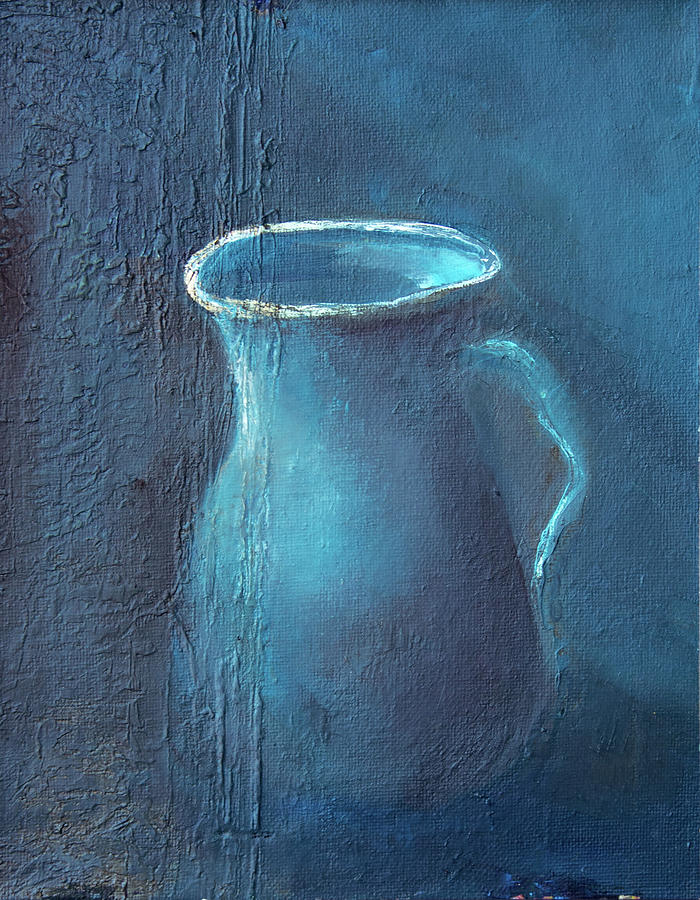 Blue Earthenware Painting by TWard