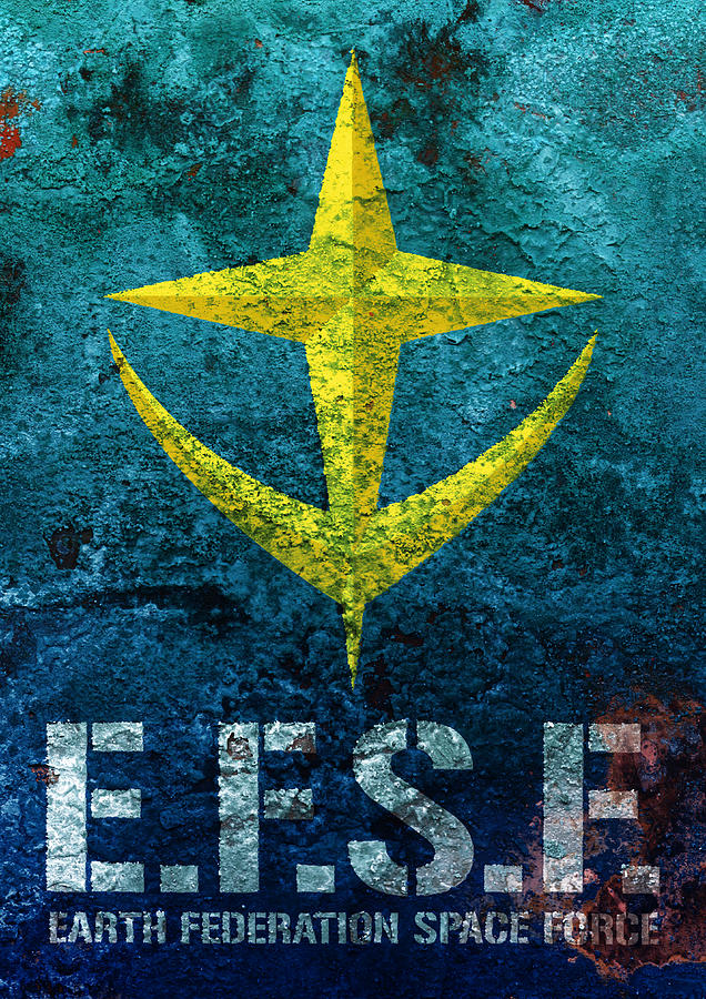 Blue EFSF Logo Digital Art by Andrea Gatti