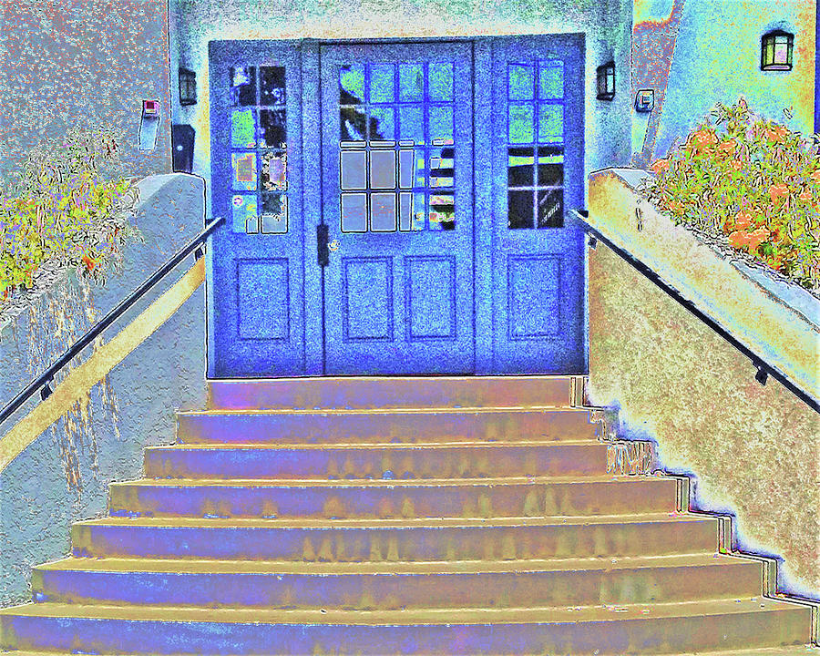 Blue Entrance Photograph by Andrew Lawrence