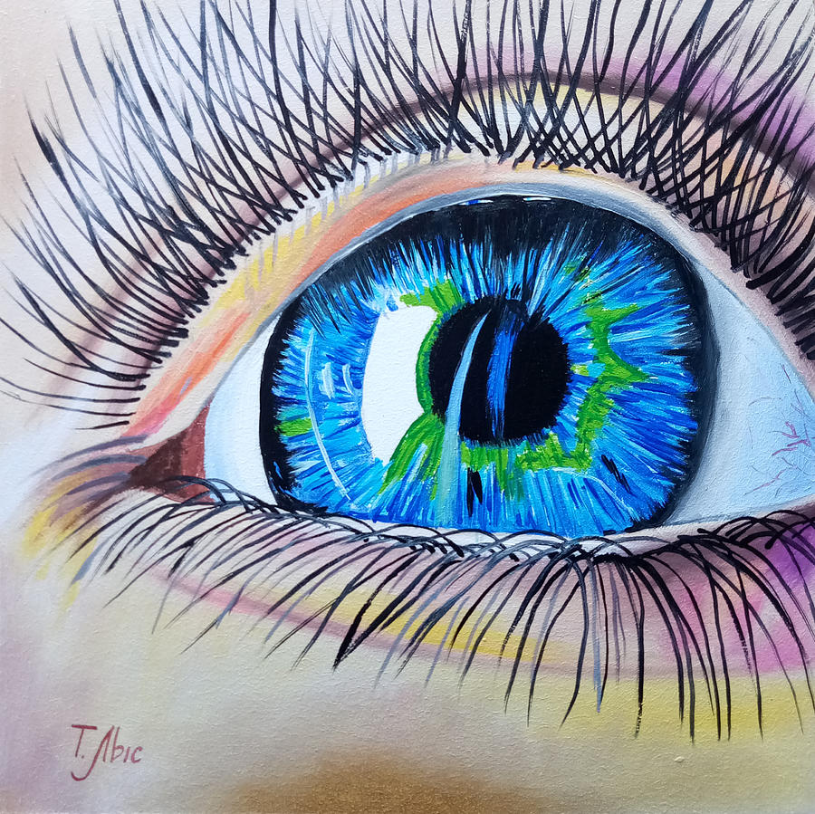 Blue eye Painting by Tatyana Lysenko - Fine Art America