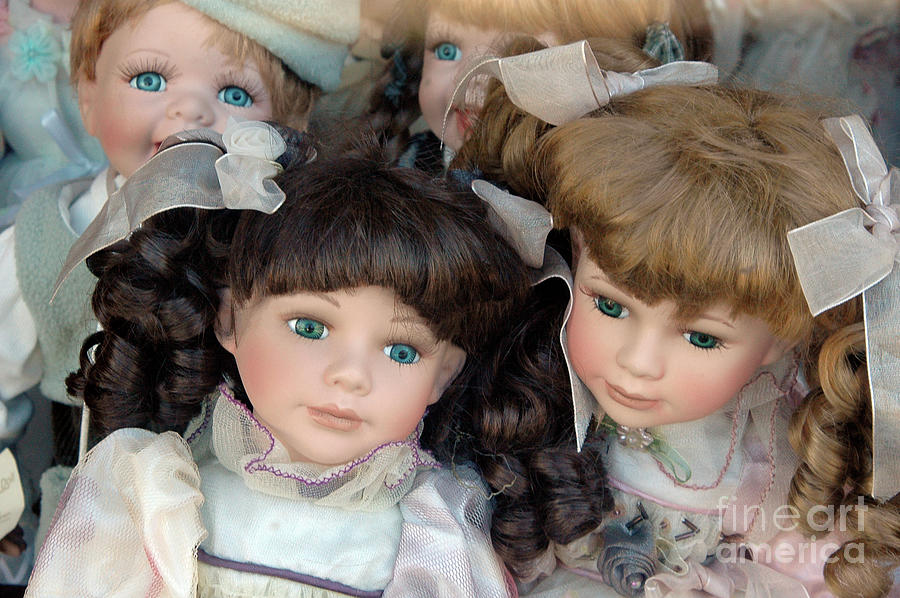 Dolls Photograph - Blue Eyed Dolls, 2005 by Michael Ziegler Dolls Photograph - Blue Eyed Dolls, 2005 by Michael Ziegler