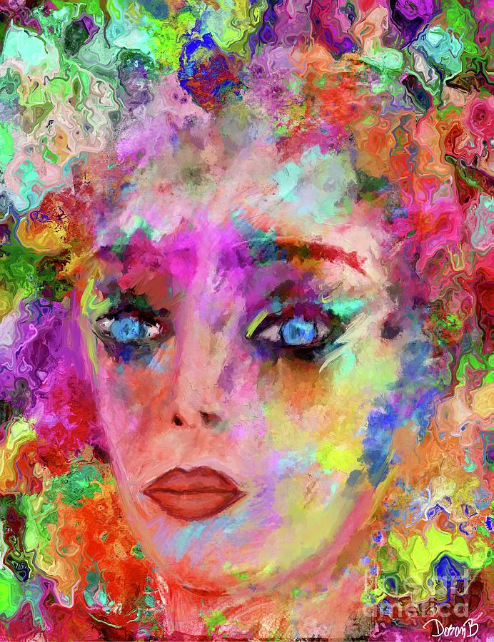 Blue eyes g Digital Art by Doron B