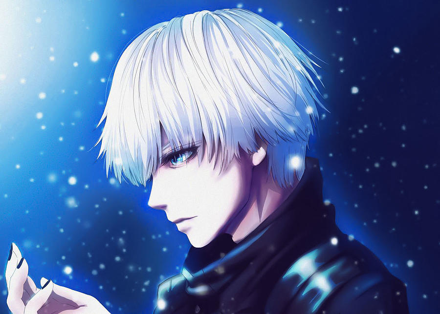 White-haired man with blue eyes - wide 9