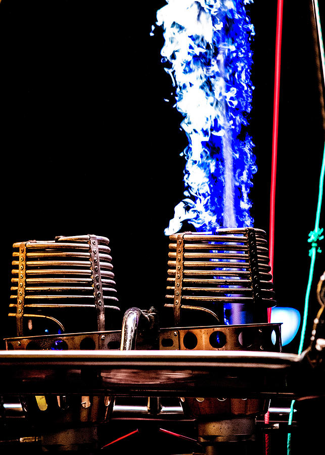 Blue Flame Photograph by William Dougherty