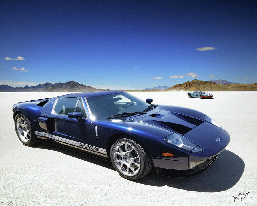 Blue ford gt