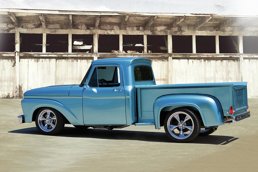 1964 Blue Ford Pickup Truck Photograph by Nick Gray - Fine Art America