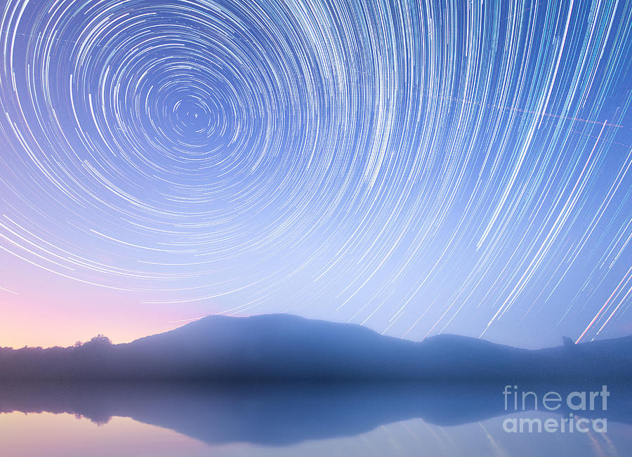 Blue galaxy night sky Photograph by Roberto Morgenthaler | Fine Art America