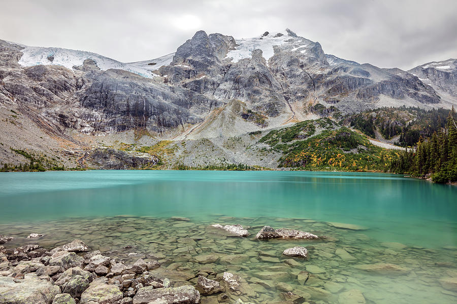 Blue glacier water mountain lake Photograph by Pierre Leclerc Photography