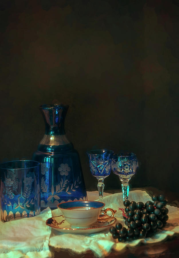 Blue Glass Photograph by John Rivera