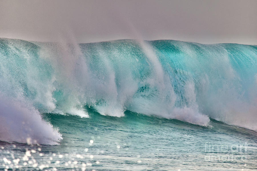 Blue Gossamer Wave Photograph by Debra Banks