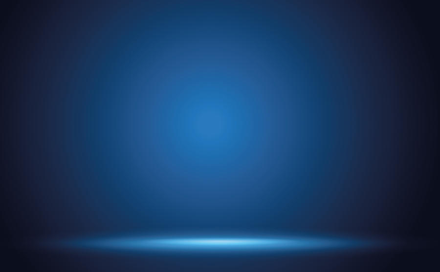 Blue gradient wall studio empty room abstract background with lighting and space for your text. Drawing by Reklamlar