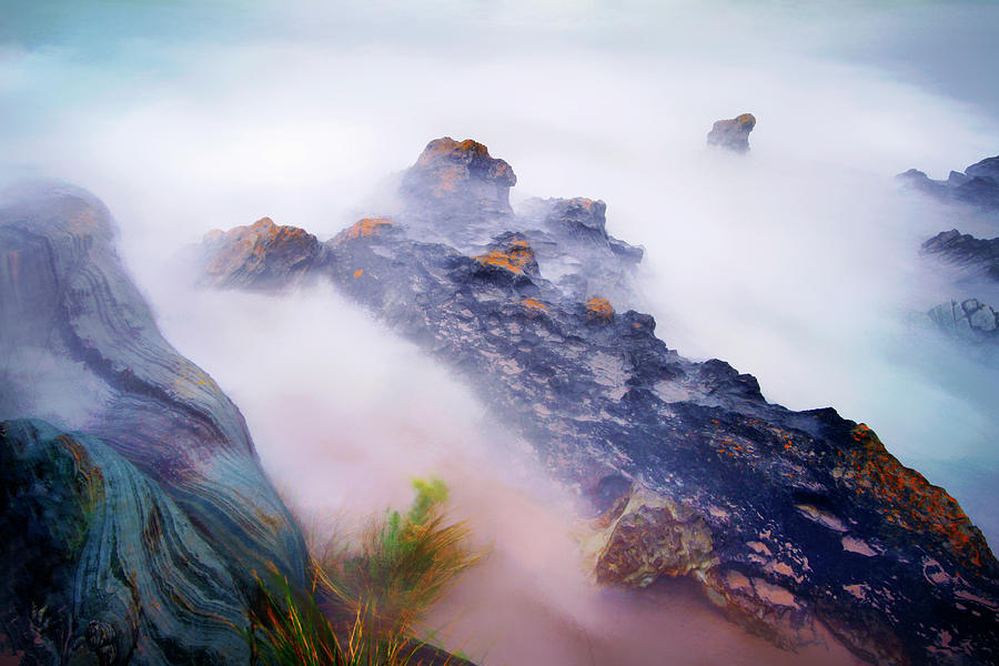 Blue Granite Rocks Photograph by Angelika Vogel