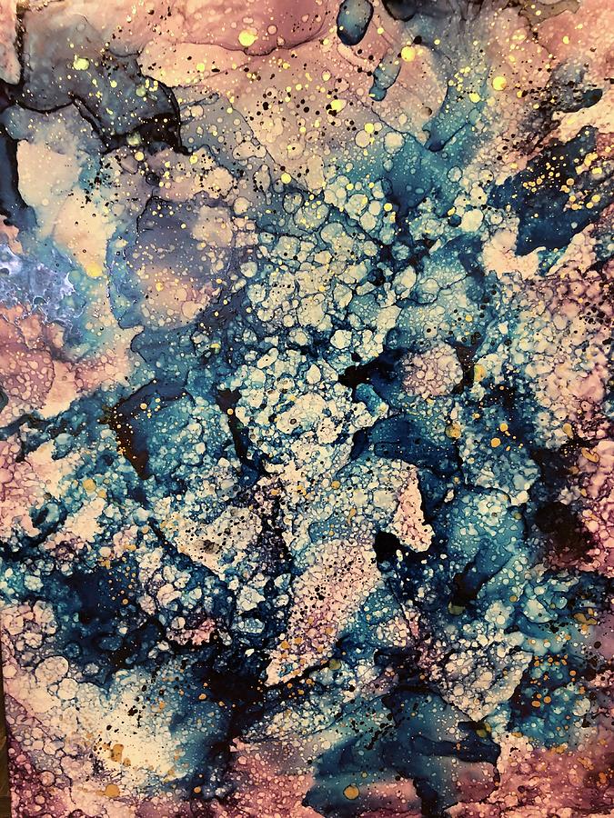Blue Painting - Blue Granite by Shannon Taggart Blue Painting - Blue Granite by Shannon Taggart