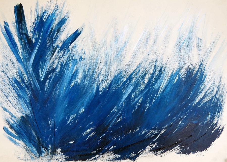 Blue Grass Painting by Marian Kainhofer - Fine Art America