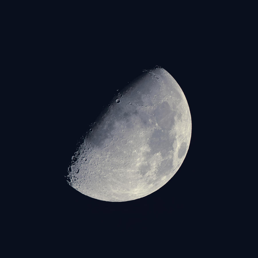 Blue Half Moon Photograph by Doug Gramkow - Fine Art America