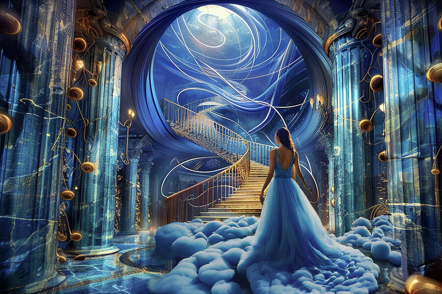 Blue Heaven Digital Art by Lisa Yount Blue Heaven Digital Art by Lisa Yount