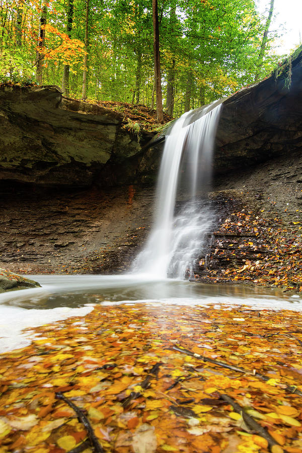 Blue Hen Falls, Cuyahoga Valley National Park, Ohio Photograph by Jordan