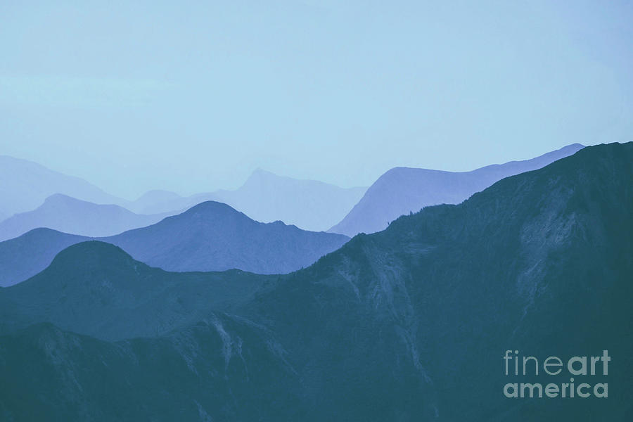 Blue Hills Landscape Photograph by Sasas Photography - Fine Art America