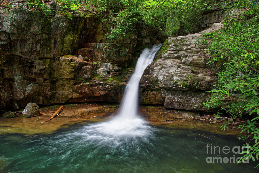 Blue Hole Falls 2 Photograph by Phil Perkins