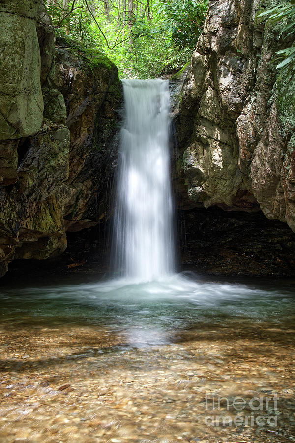 Nature Photograph - Blue Hole Falls 9 by Phil Perkins