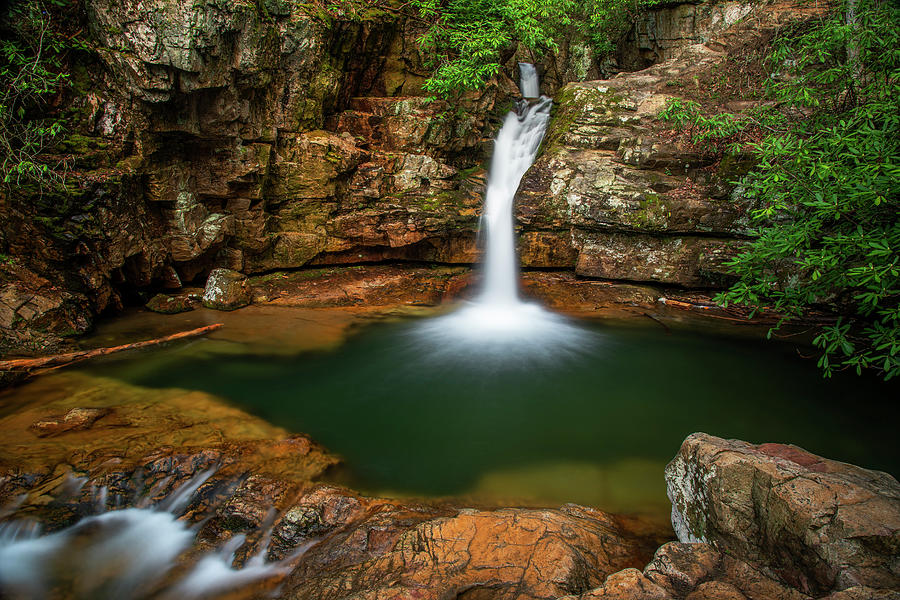 Blue Hole Falls Photograph by Andy Crawford