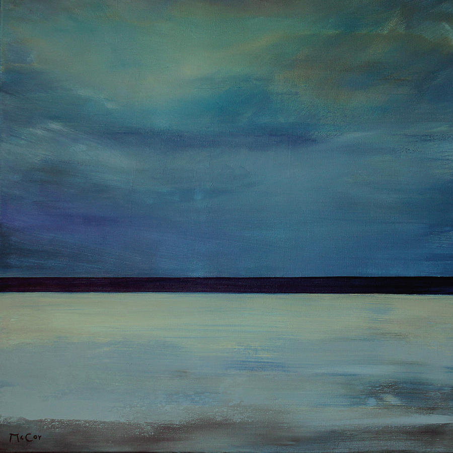 Blue Horizon Painting by K McCoy - Fine Art America