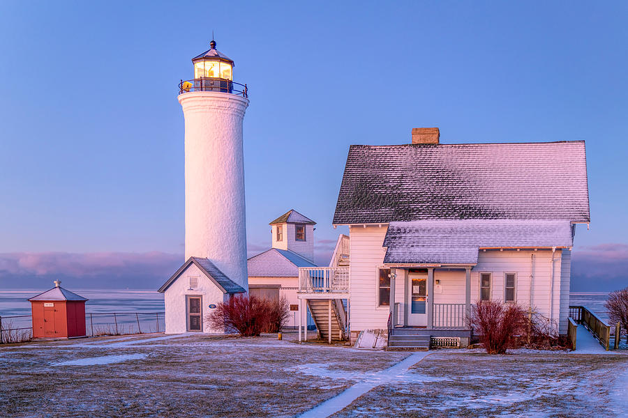 St Lawrence River Photograph - Blue Hour at Tibbetts Point Lighthouse by Rod Best
