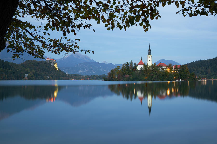 Blue hour in Bled by Yuri San Blue hour in Bled by Yuri San