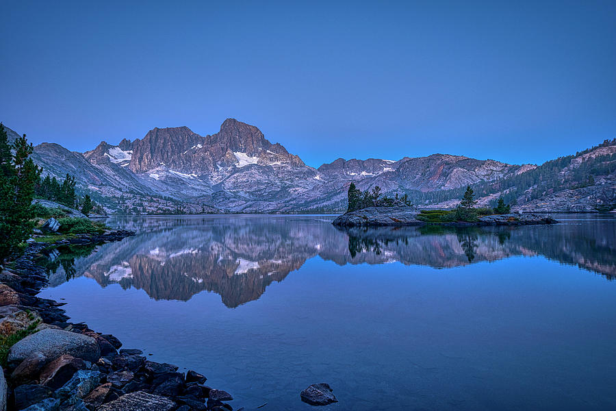 Blue Hour in Garnet Lake Photograph by Romeo Victor