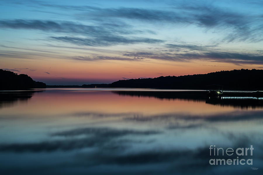 Blue Hour Lake Reflections Photograph by Jennifer White