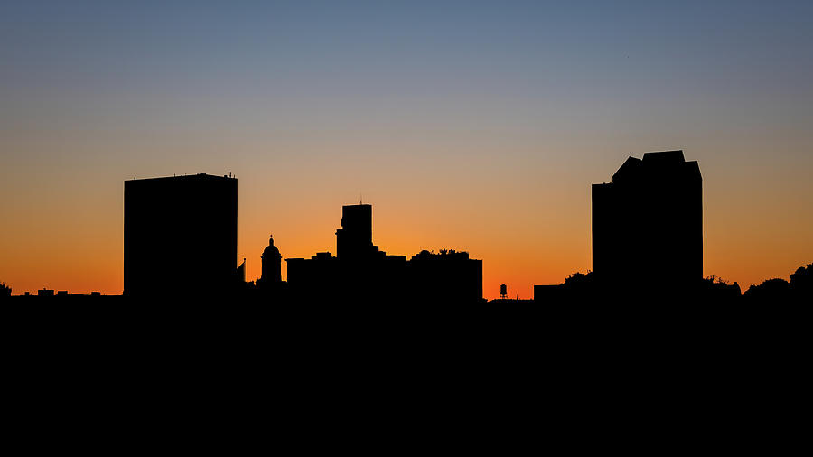 Blue Hour Silhouette Photograph by John Kirkland