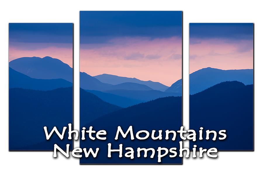 Blue Hour White Mountains Cutout Photograph by White Mountain Images
