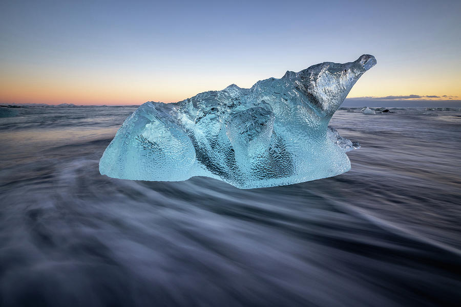 Blue ice Photograph by Erika Valkovicova
