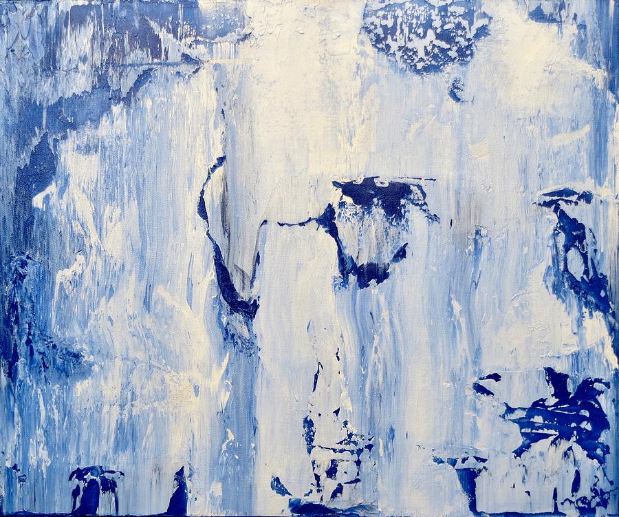 Blue Ice No. 2 Painting by J Loren Reedy