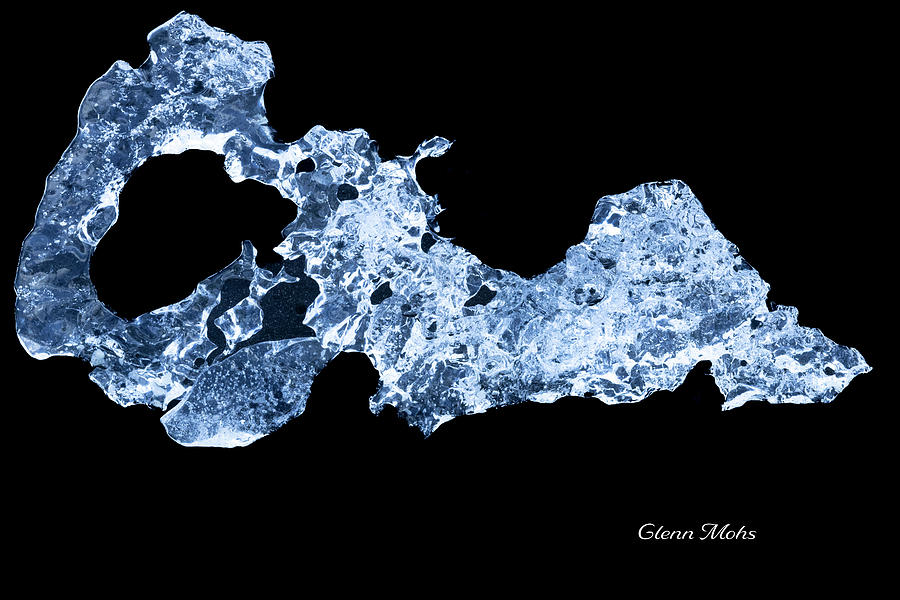 Blue Ice Sculpture 1 Photograph by GLENN Mohs