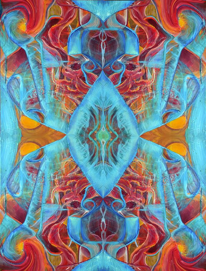 Blue Illusions  Digital Art by Medea Ioseliani