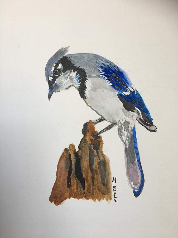 Blue Jay Painting by Michele Turney