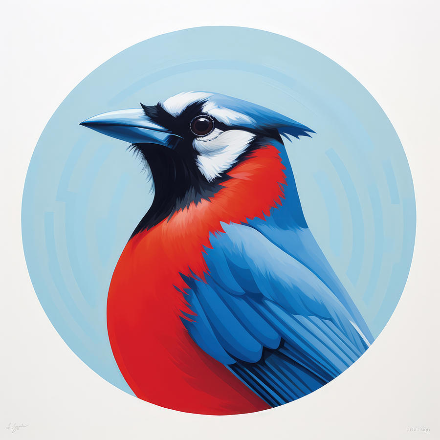 Blue Jay Paintings Painting by Lourry Legarde